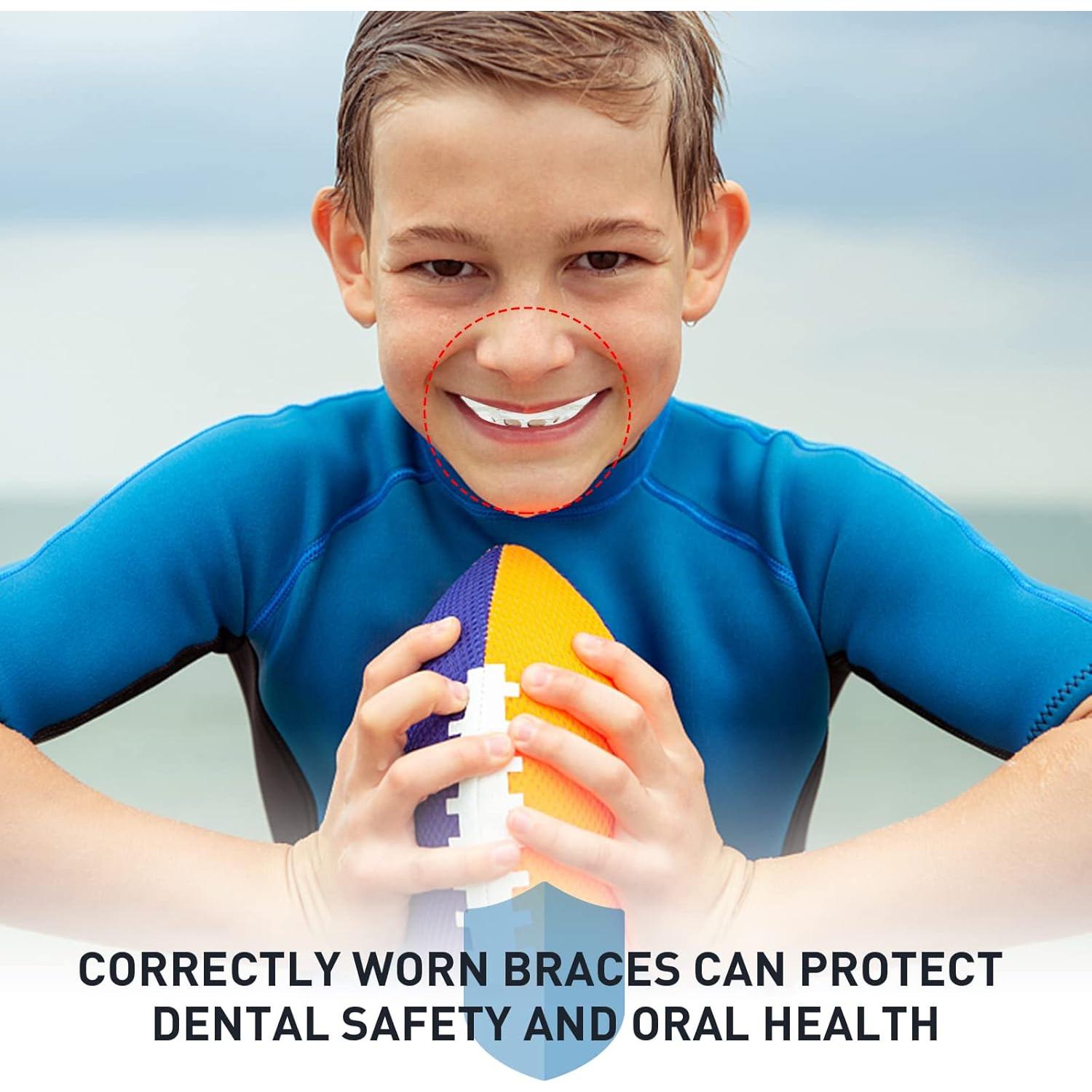 Paquete de 3 Protectores Bucales YAFIYGI para Niños 10-16 Años