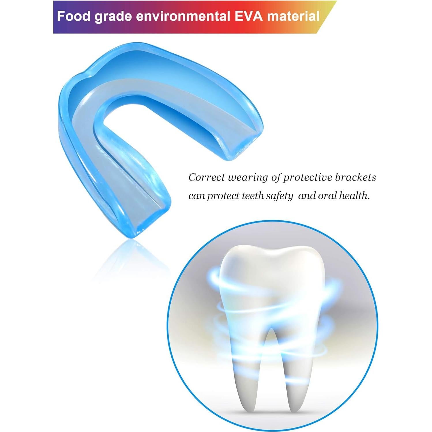 Protector Bucal Deportivo Hsei 10 Piezas para Niños y Adultos