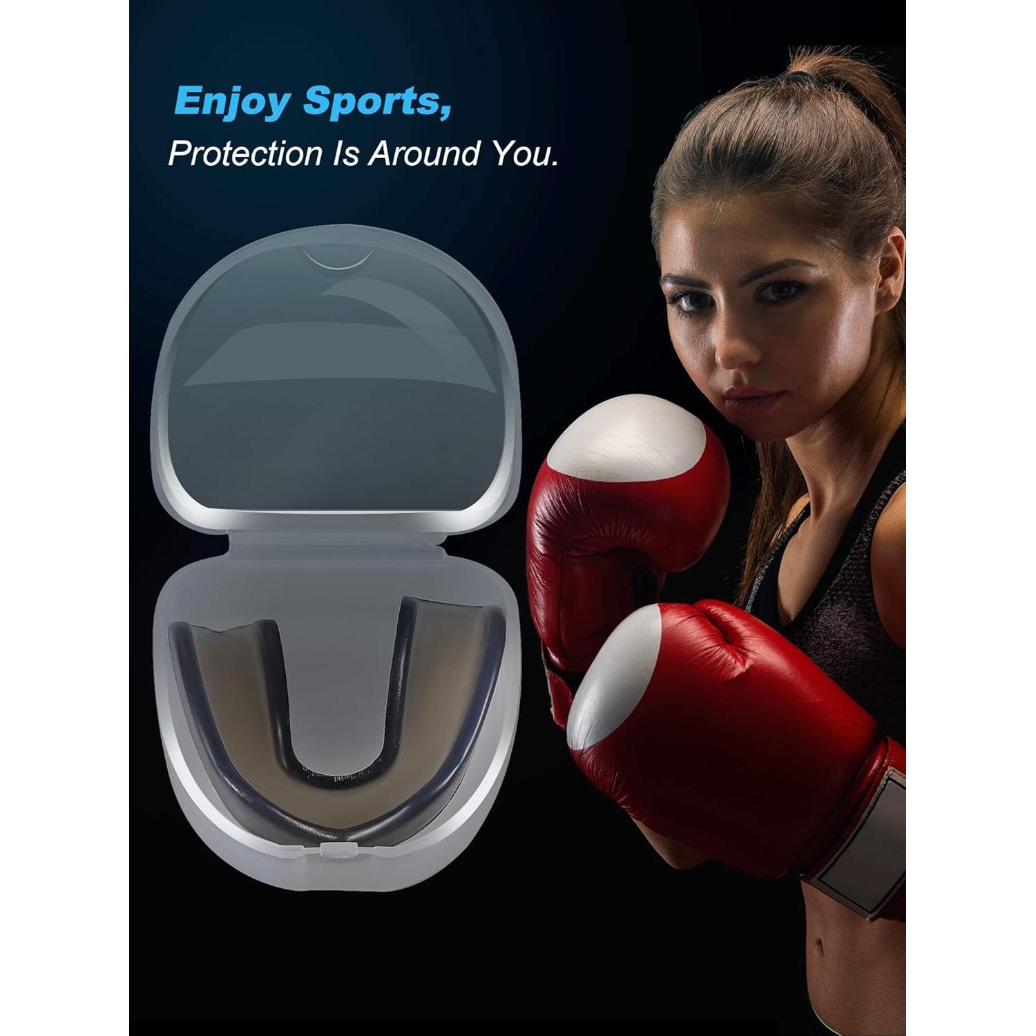 Protector Bucal Deportivo Hsei 10 Piezas para Niños y Adultos