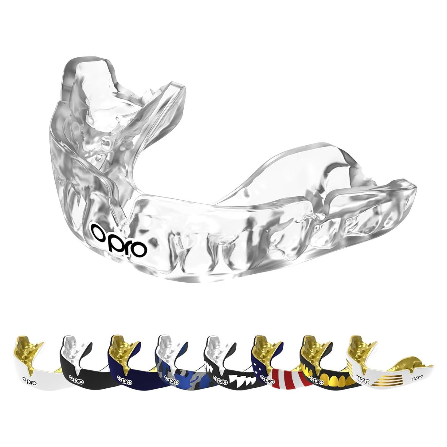 Protector Bucal Personalizado OPRO Adulto Transparente 22x12cm