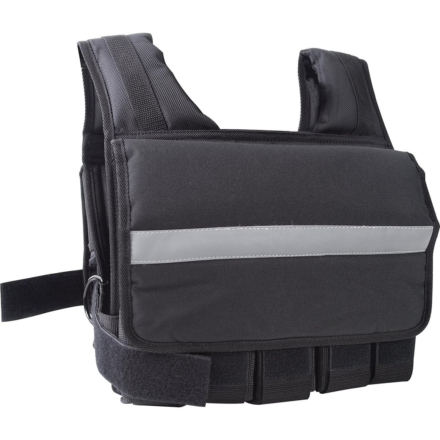 Chaleco con peso ajustable CAP Barbell 9.07 kg negro