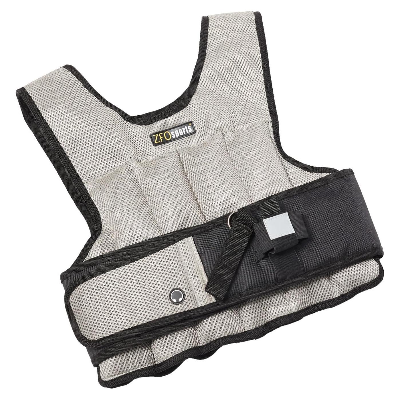 Chaleco con peso ajustable ZFOsports 9.1kg para ejercicio