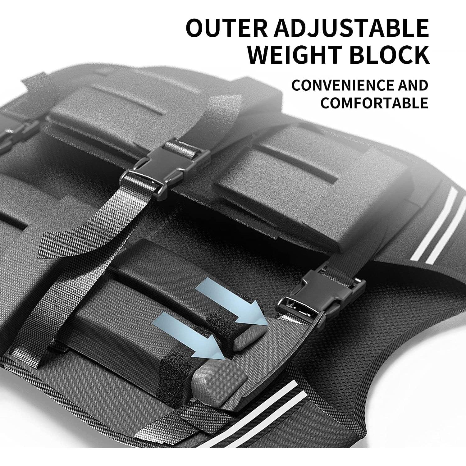 Chaleco con Pesas Ajustable PROIRON 10-20 kg para Entrenamiento