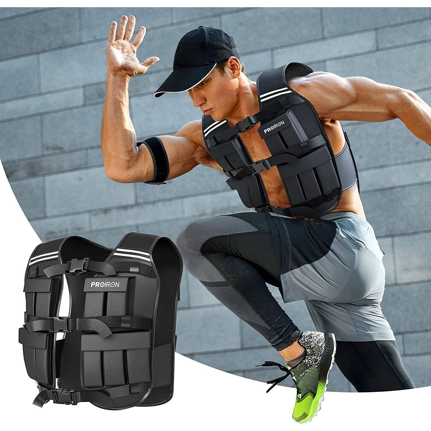 Chaleco con Pesas Ajustable PROIRON 10-20 kg para Entrenamiento