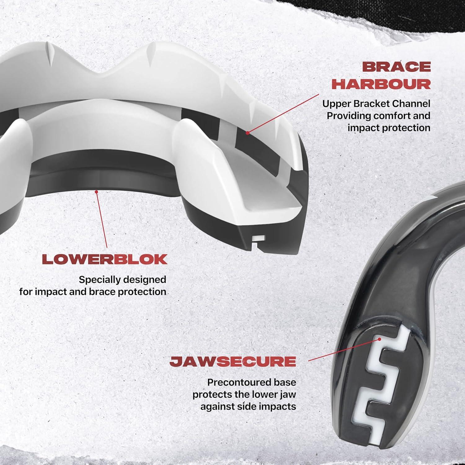 Protector Bucal SAFEJAWZ Fangz para Frenos - Ajuste Perfecto