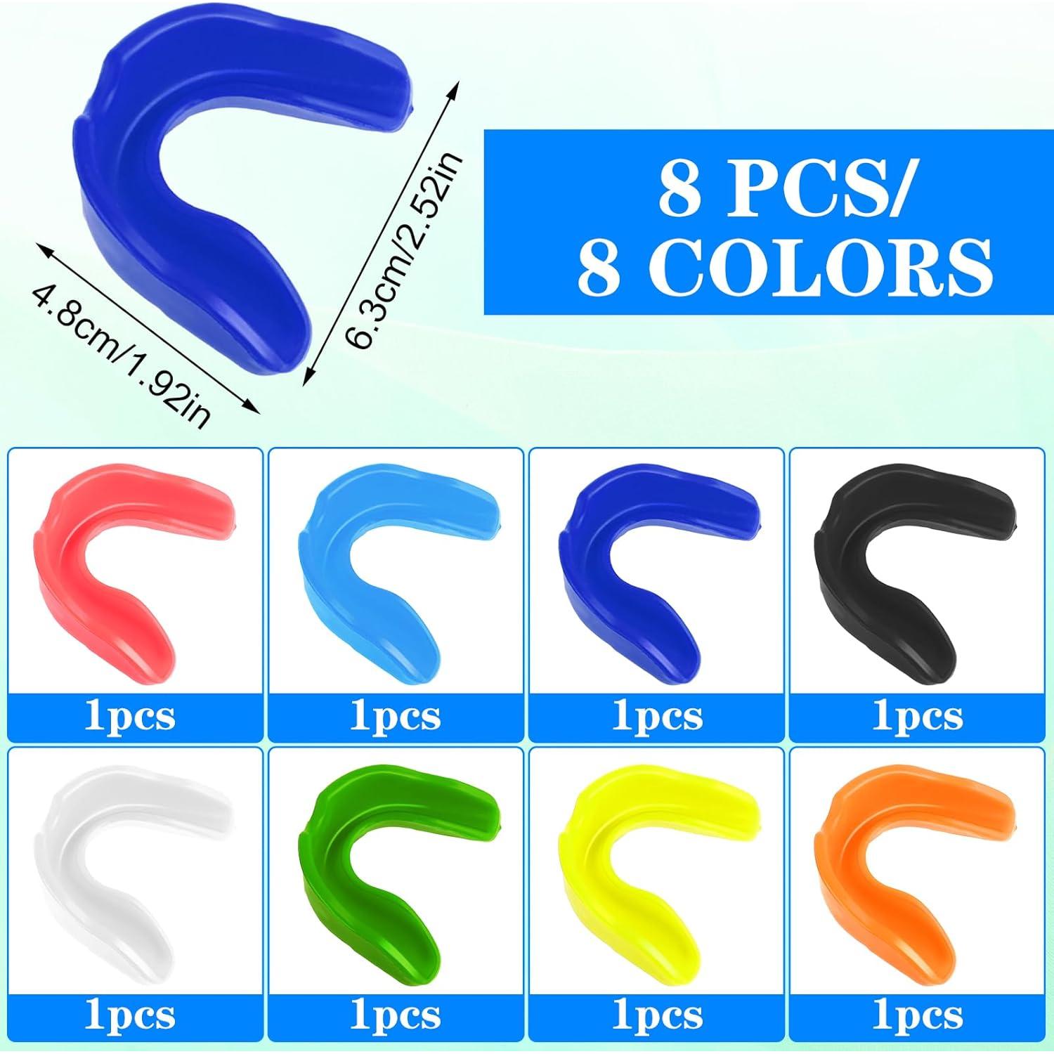 Protector Bucal Deportivo Tucnoeu 8 Piezas Silicona Multiuso