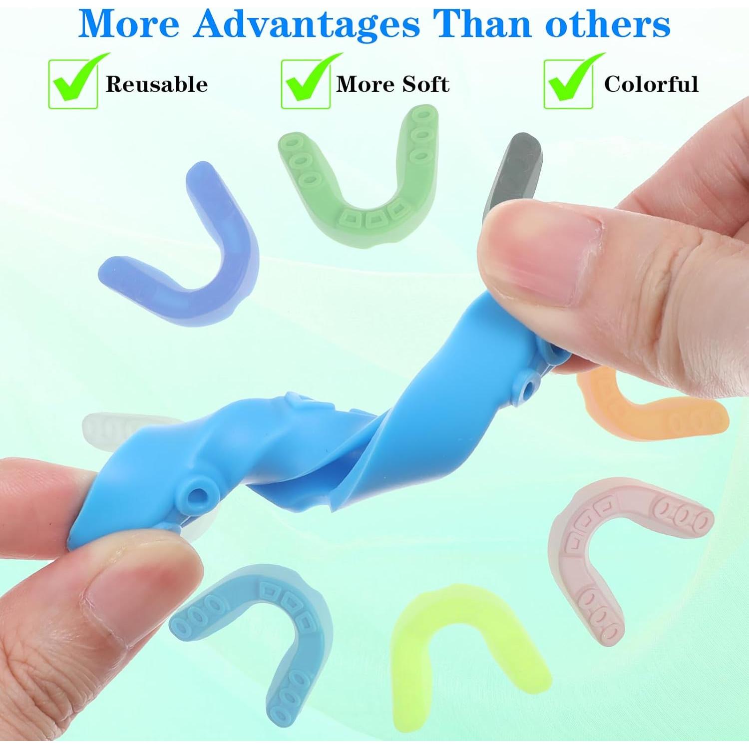 Protector Bucal Deportivo Tucnoeu 8 Piezas Silicona Multiuso