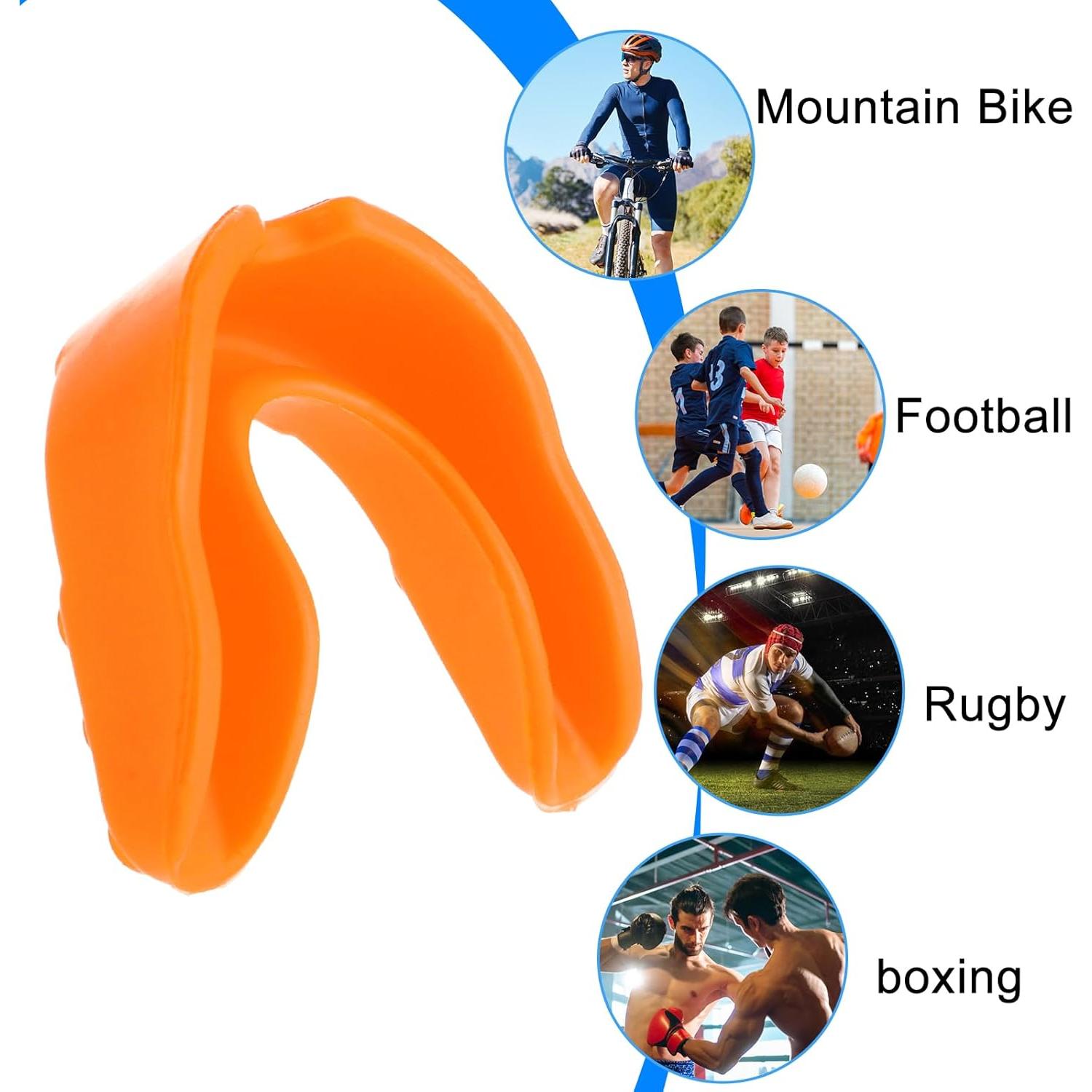 Protector Bucal Deportivo Tucnoeu 8 Piezas Silicona Multiuso