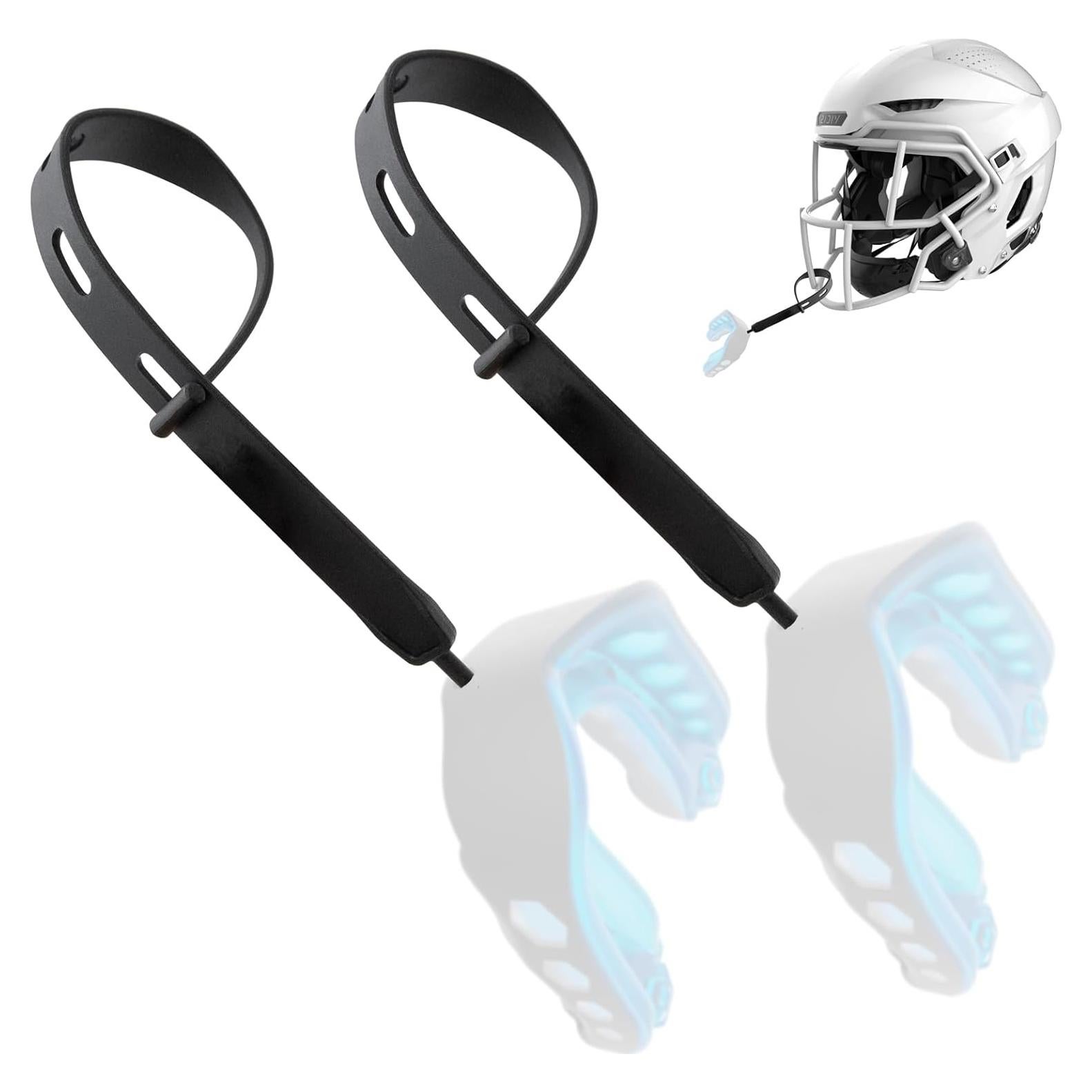 Paquete de 2 Sujetadores Universales para Protector Bucal Negro