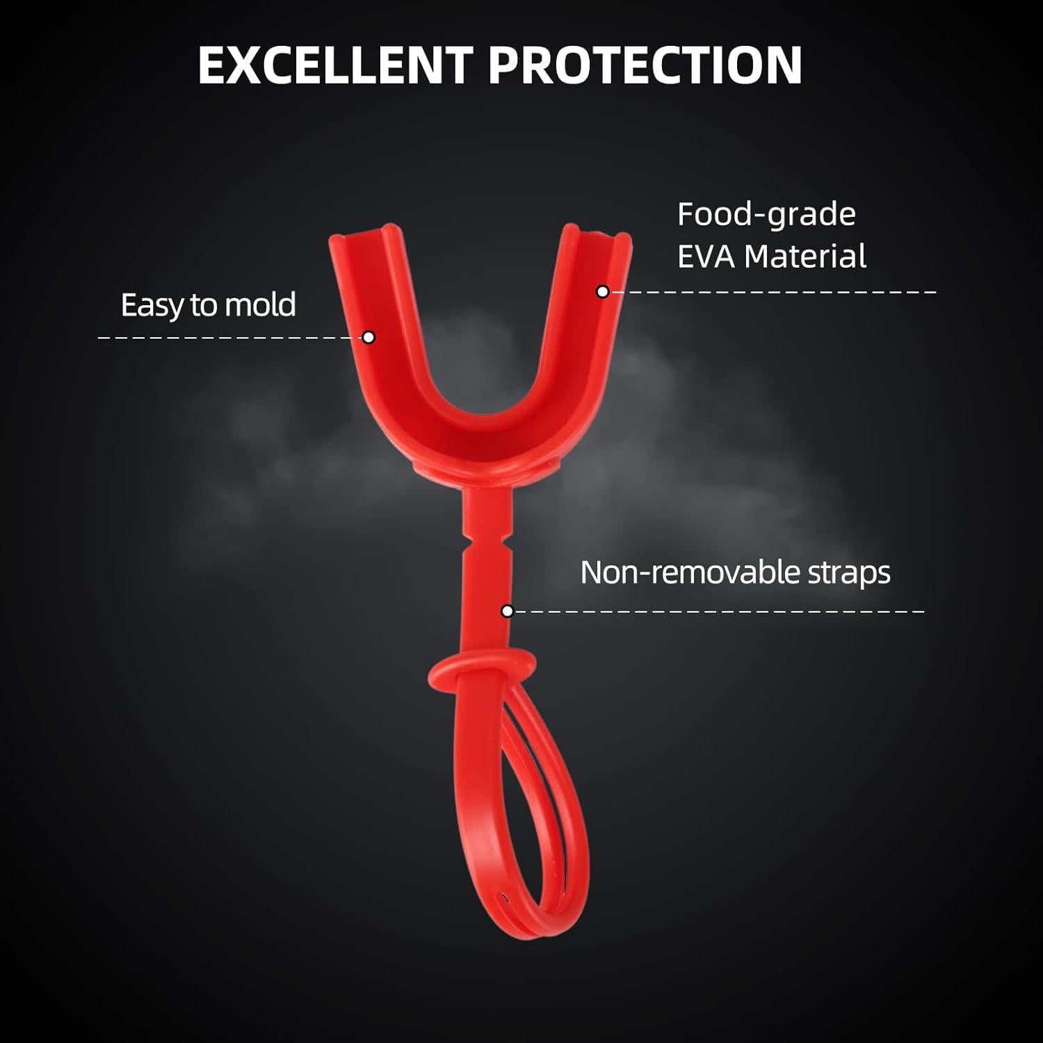 Paquete de 2 Protectores Bucales Deportivos HIAARO Ajuste Personalizado