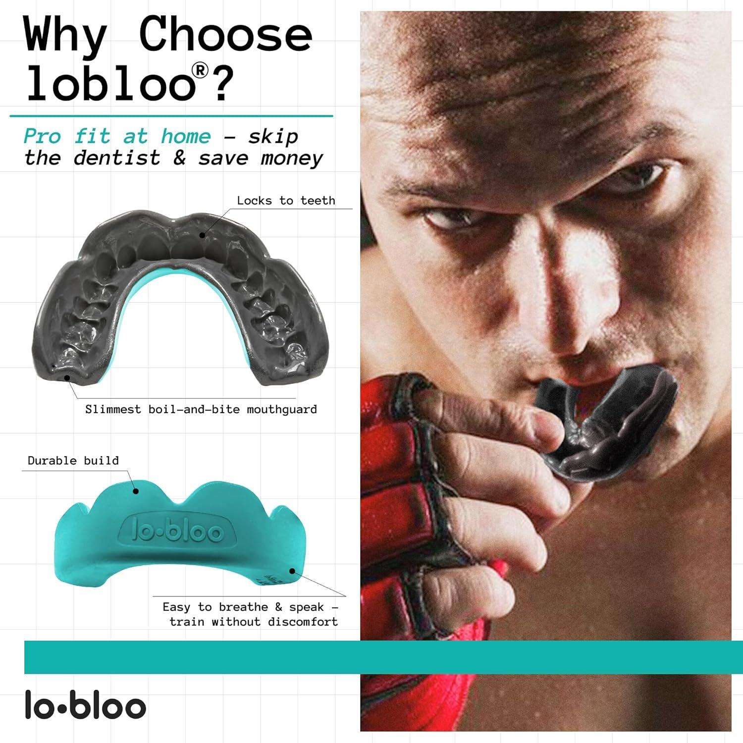 Protector Bucal Profesional PRO-FIT Doble Densidad Negro +14 años