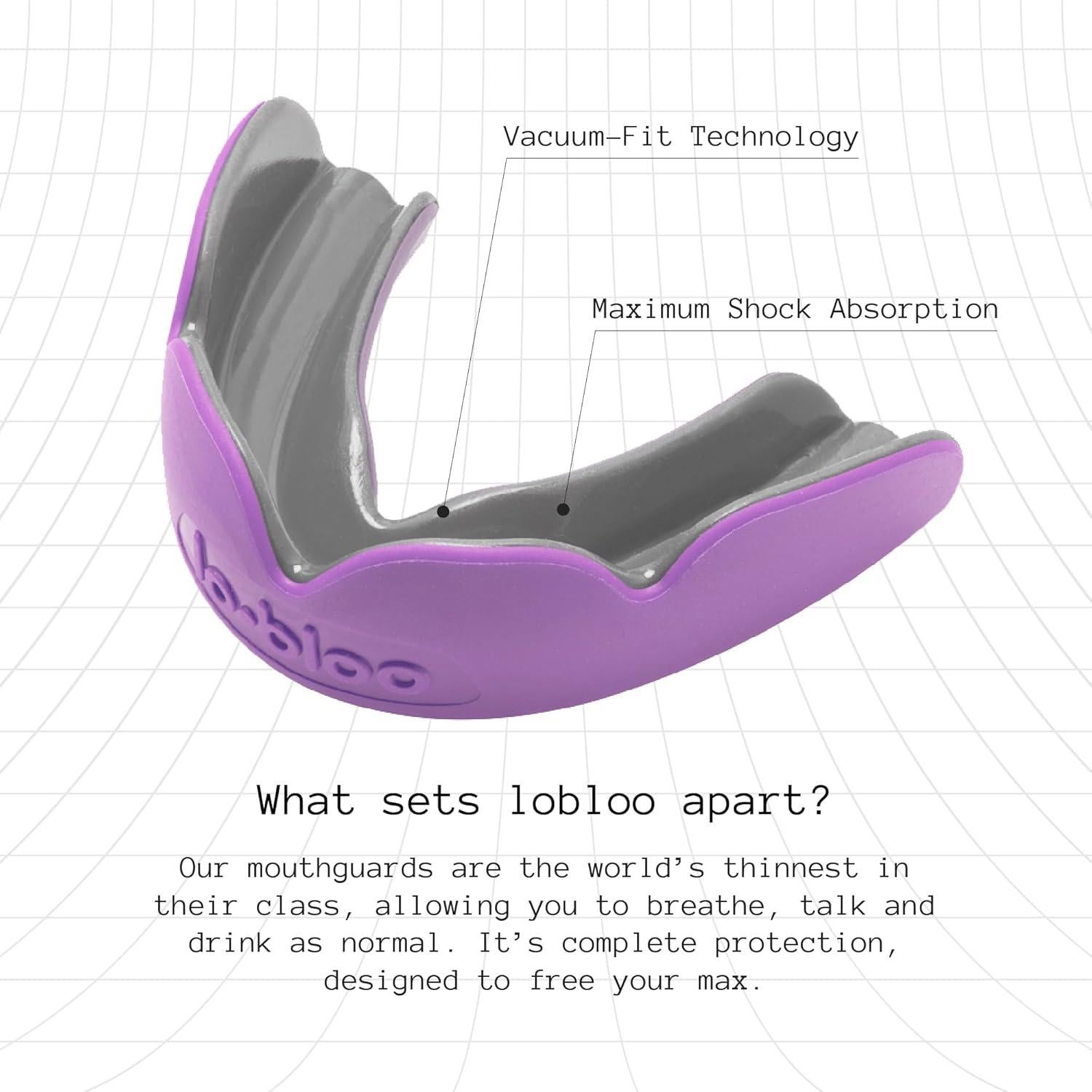 Protector Bucal Profesional PRO-FIT Doble Densidad Negro +14 años