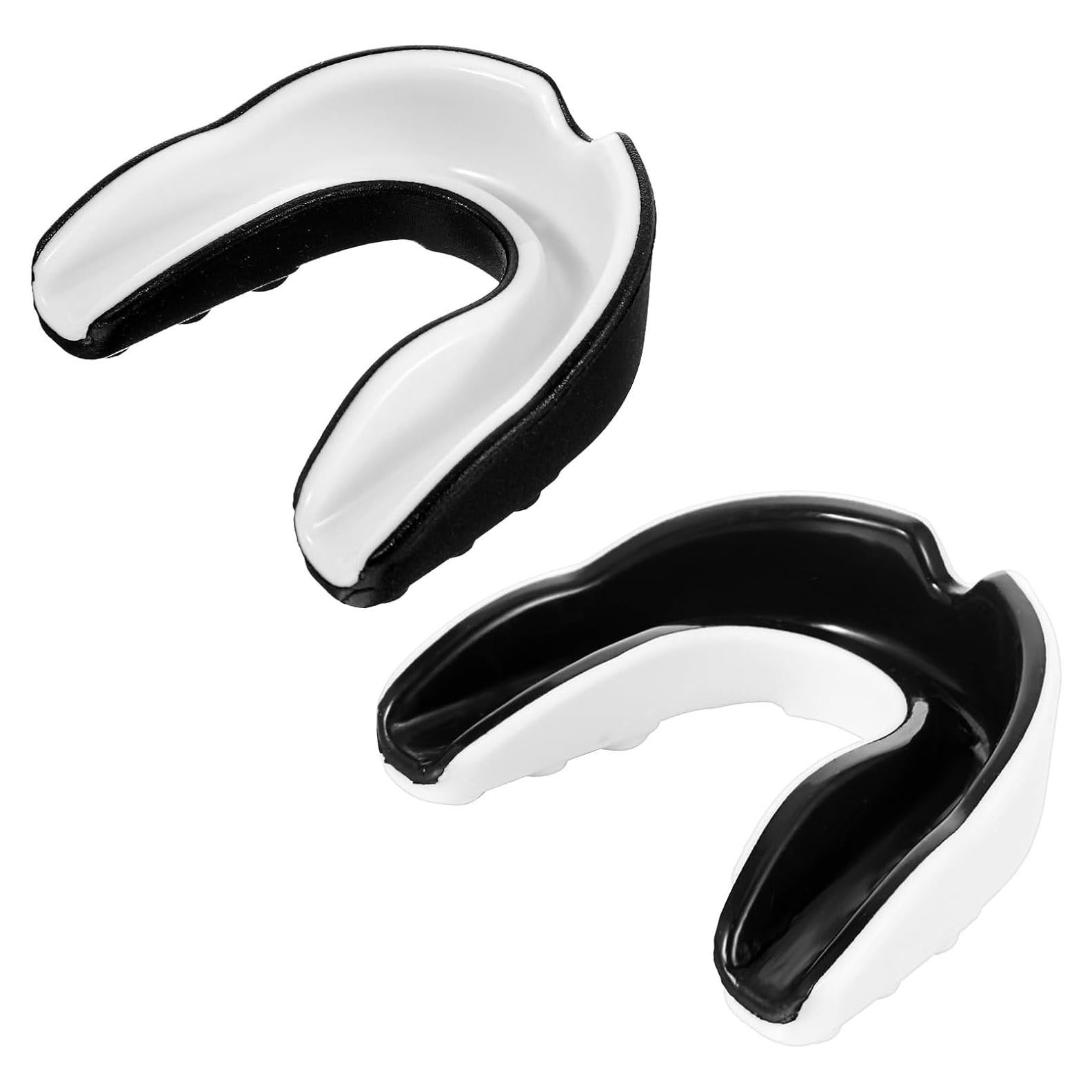 Protector Bucal Deportivo Gjinxi para Frenos - 2 Pcs Negro y Blanco