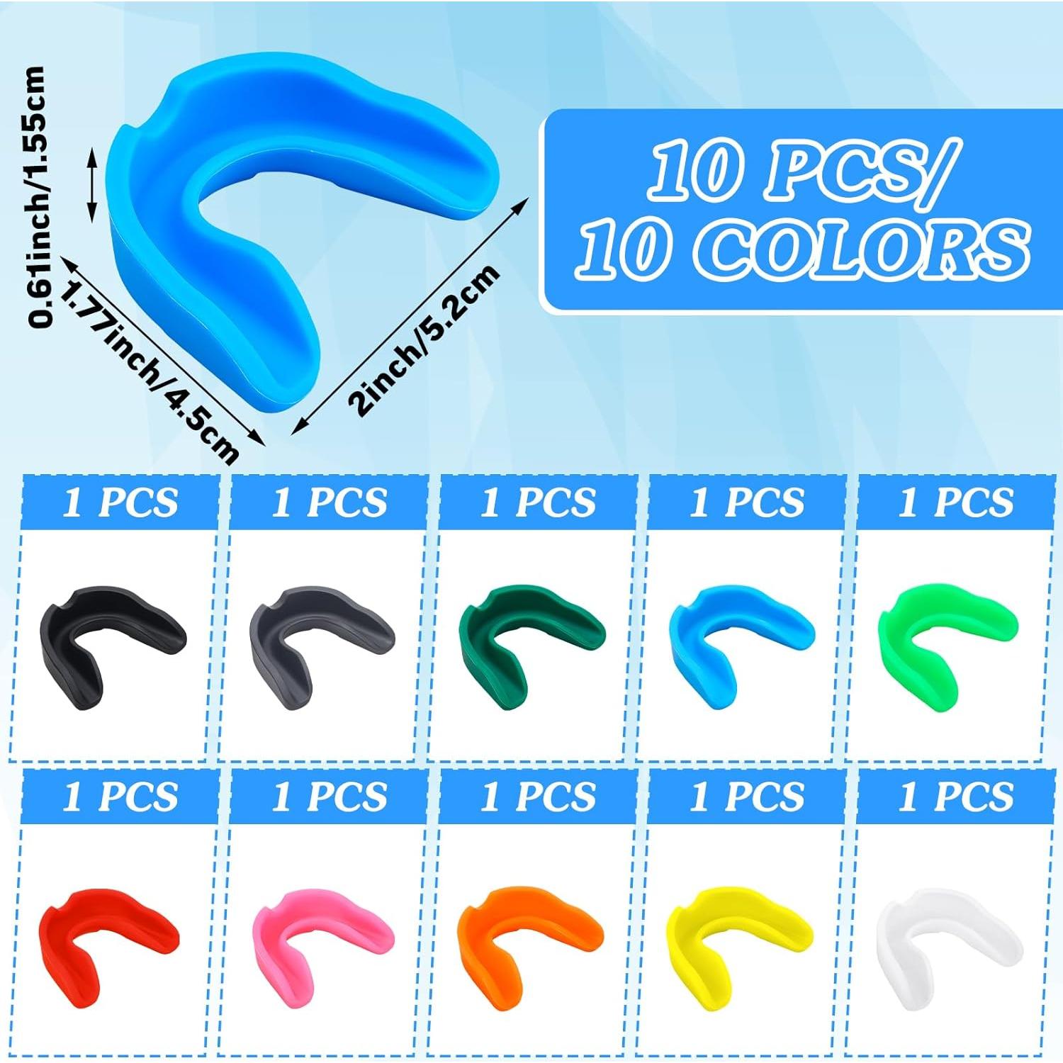 Protectores Bucales Deportivos Frienda 10 Pcs Silicona