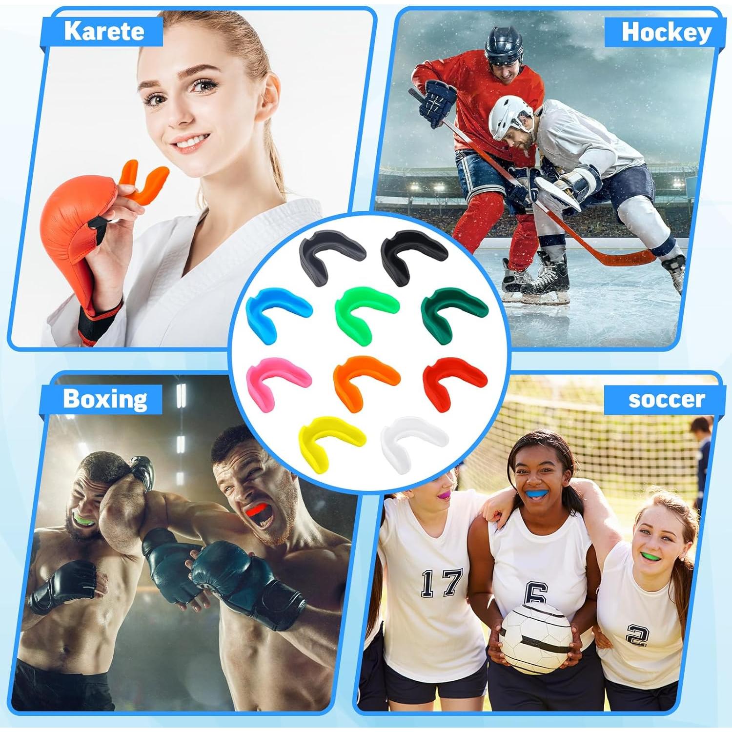 Protectores Bucales Deportivos Frienda 10 Pcs Silicona