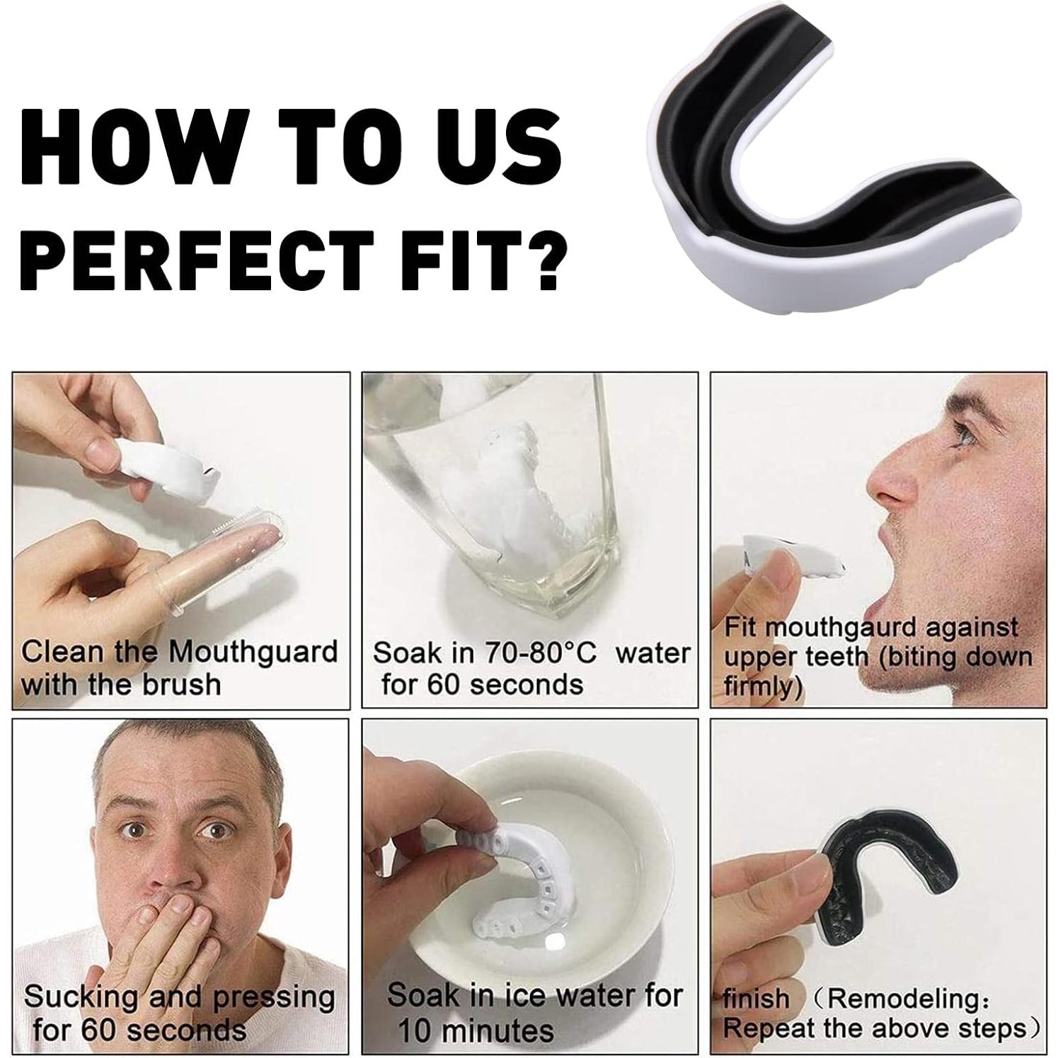 Paquete de 3 Protectores Bucales YAFIYGI para Niños 10-16 Años