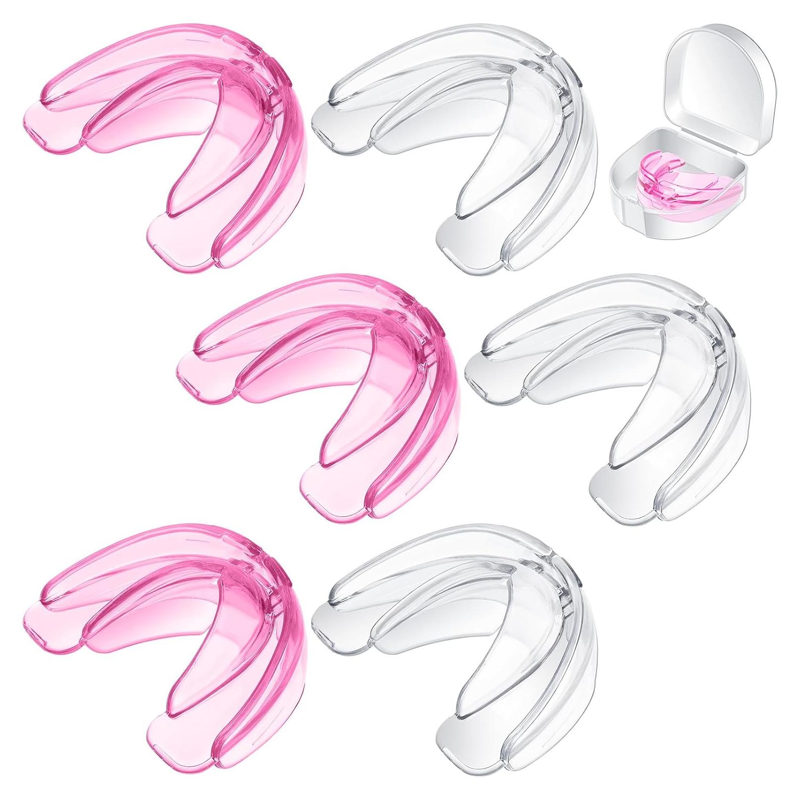 TOODOO 6 Protectores Bucales para Niños Fútbol Boxeo Rosa