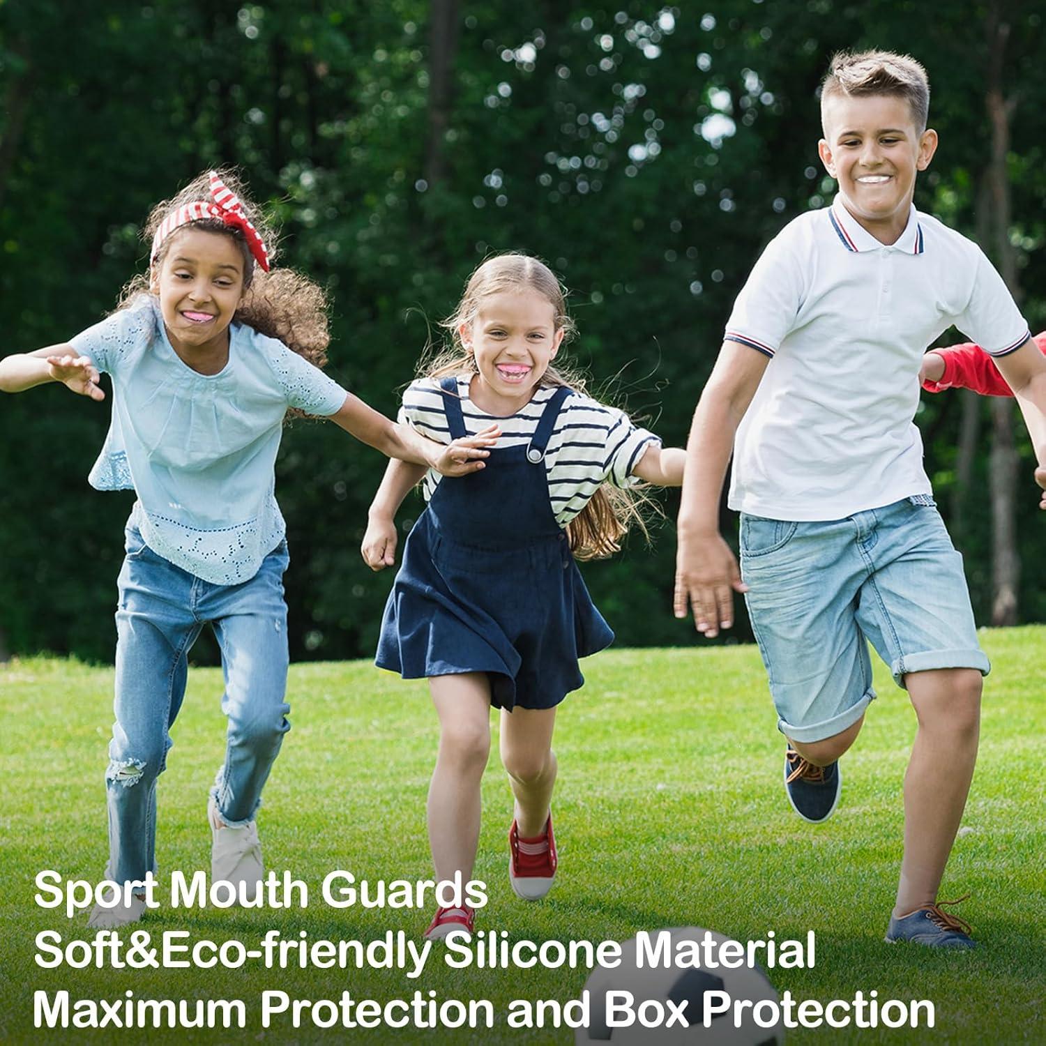 TOODOO 6 Protectores Bucales para Niños Fútbol Boxeo Rosa