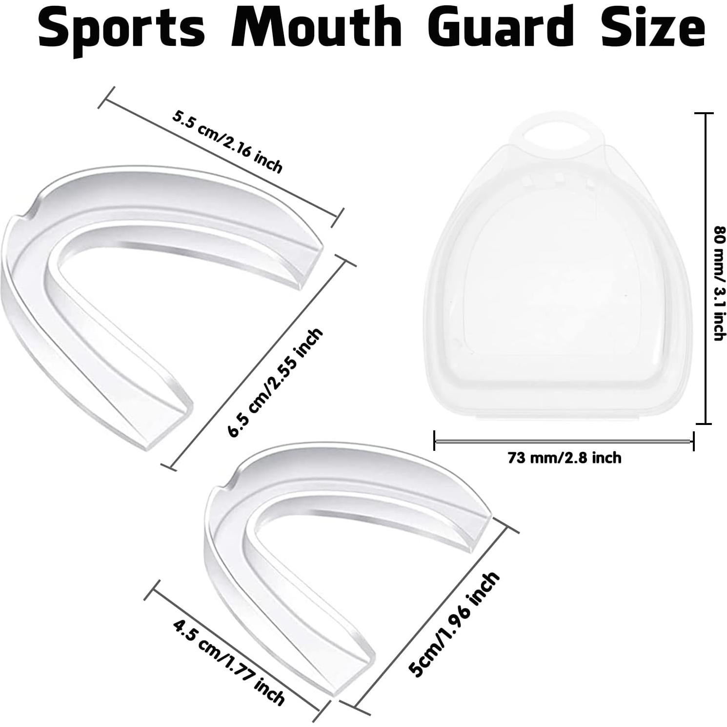 Protector Bucal Deportivo Geodurn 4 Piezas Adulto e Infantil