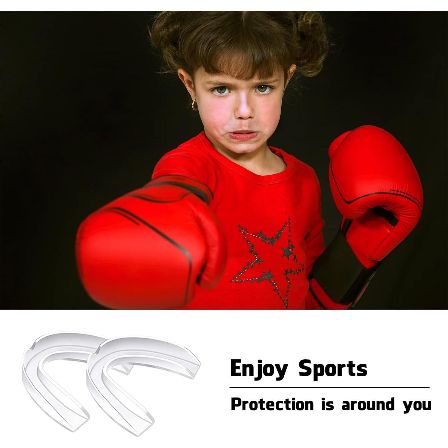 Protector Bucal Deportivo Geodurn 4 Piezas Adulto e Infantil