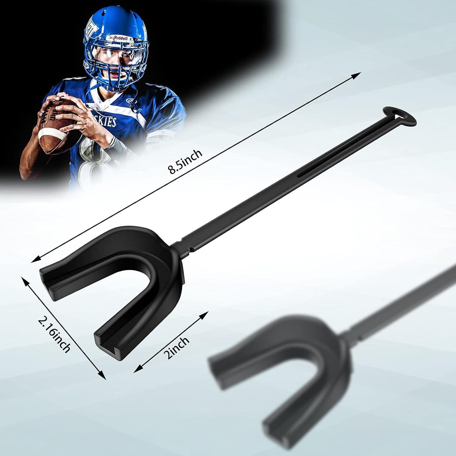 TOODOO 3 Protectores Bucales Juveniles de Silicona Negro