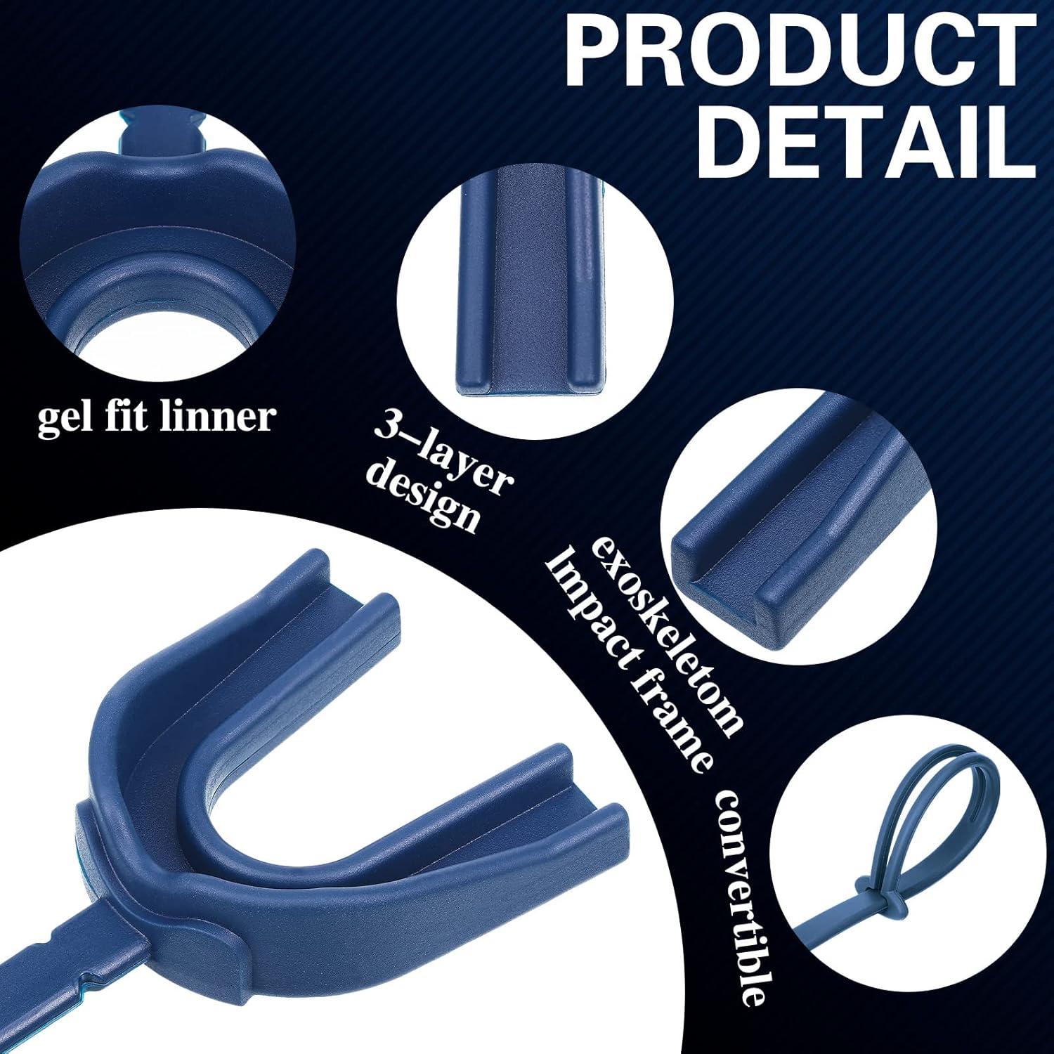 Protector Bucal Seematn 40 Pcs con Correa para Fútbol y Más