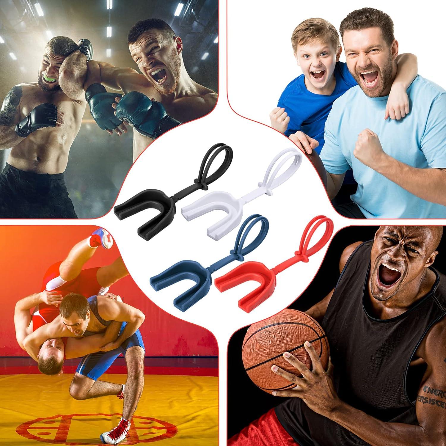 Protector Bucal Seematn 40 Pcs con Correa para Fútbol y Más