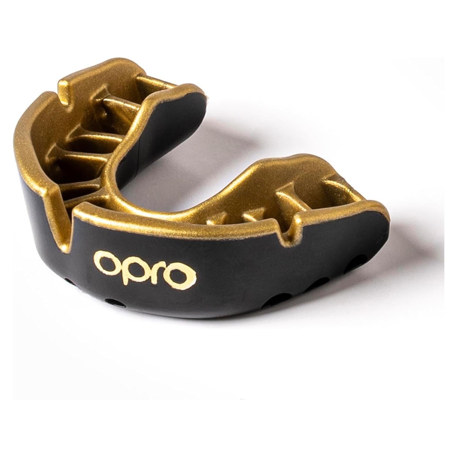 Protector Bucal Deportivo OPRO Marcy Adulto Negro - Ajuste Personalizado