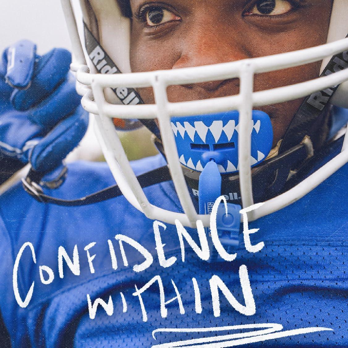 Protector Bucal SafeJawz Tiburón para Fútbol y Lacrosse