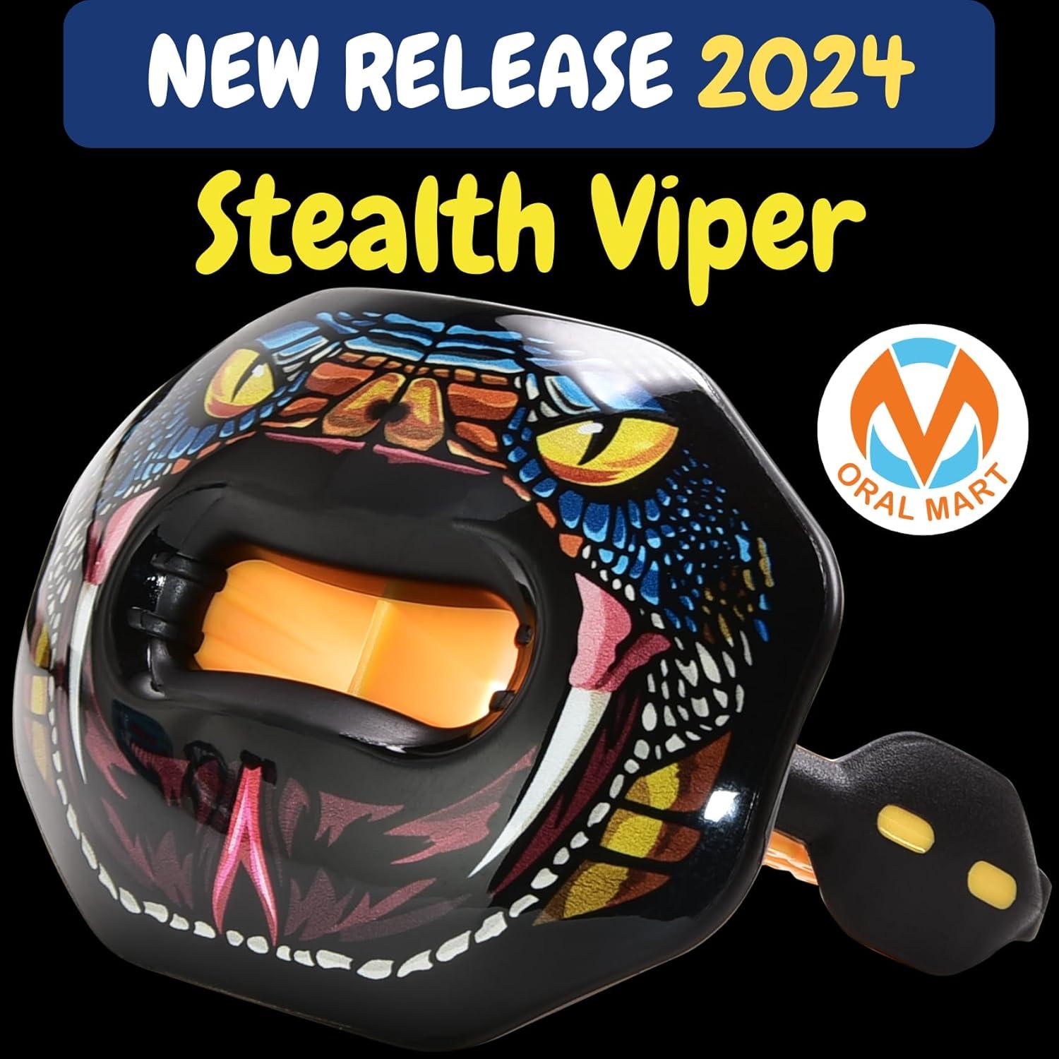 Protector Bucal Juvenil Oral Mart Stealth Viper para Fútbol