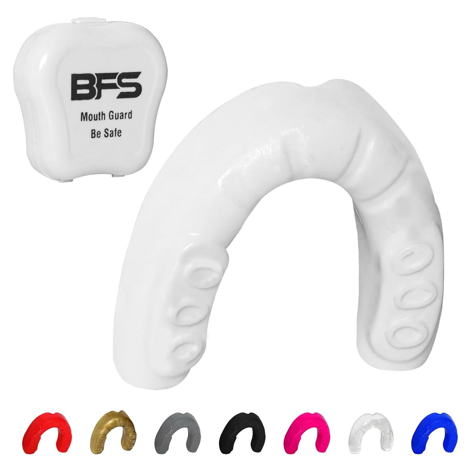 Protector Bucal Deportivo BSF Impex Blanco para Boxeo y Más