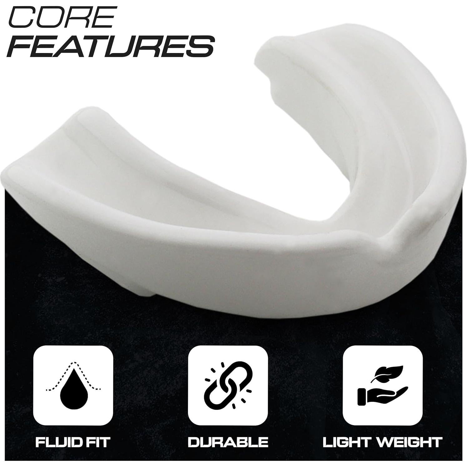 Protector Bucal Deportivo BSF Impex Blanco para Boxeo y Más