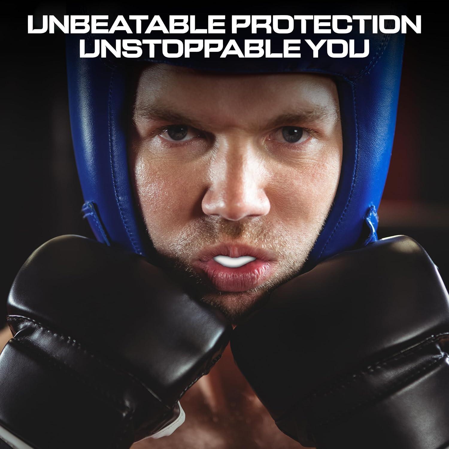 Protector Bucal Deportivo BSF Impex Blanco para Boxeo y Más