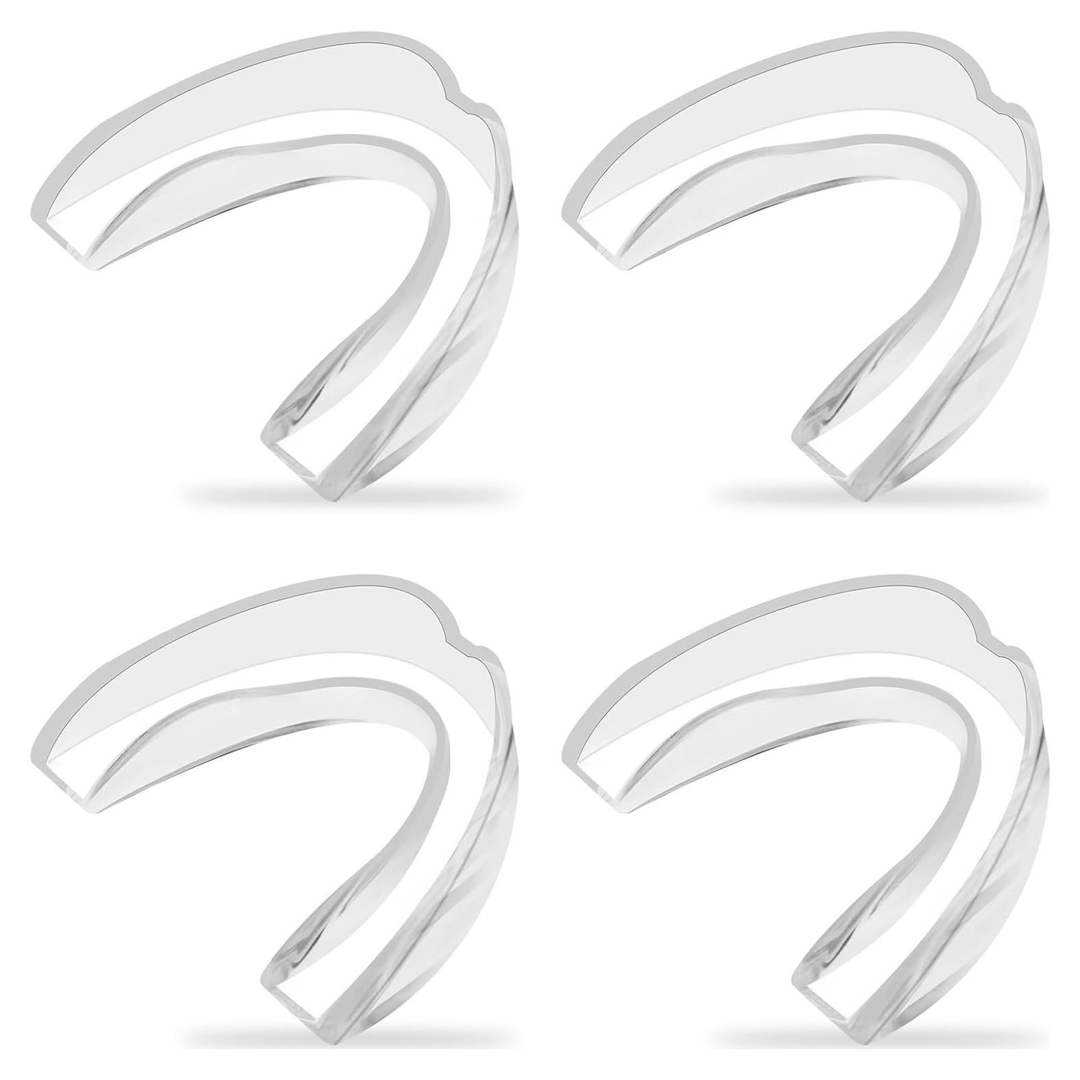 Paquete de 4 Protectores Bucales Deportivos Dimeho Transparente