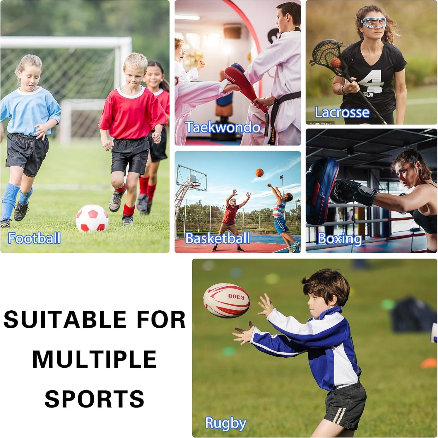 Paquete de 4 Protectores Bucales Deportivos Dimeho Transparente