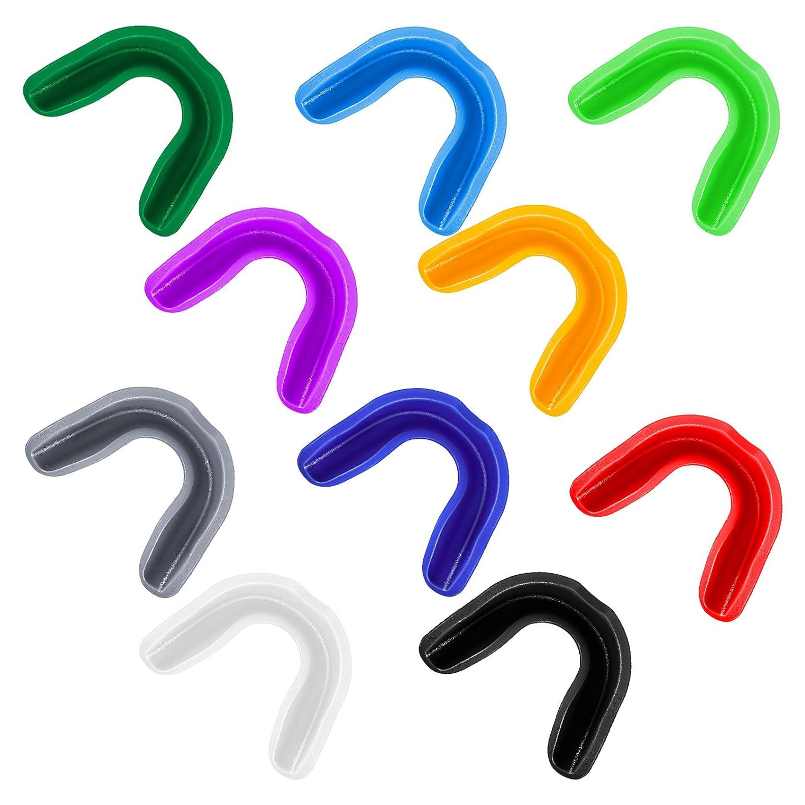 Protector Bucal Deportivo BBTO 20 Pcs Tamaño L Colores Brillantes