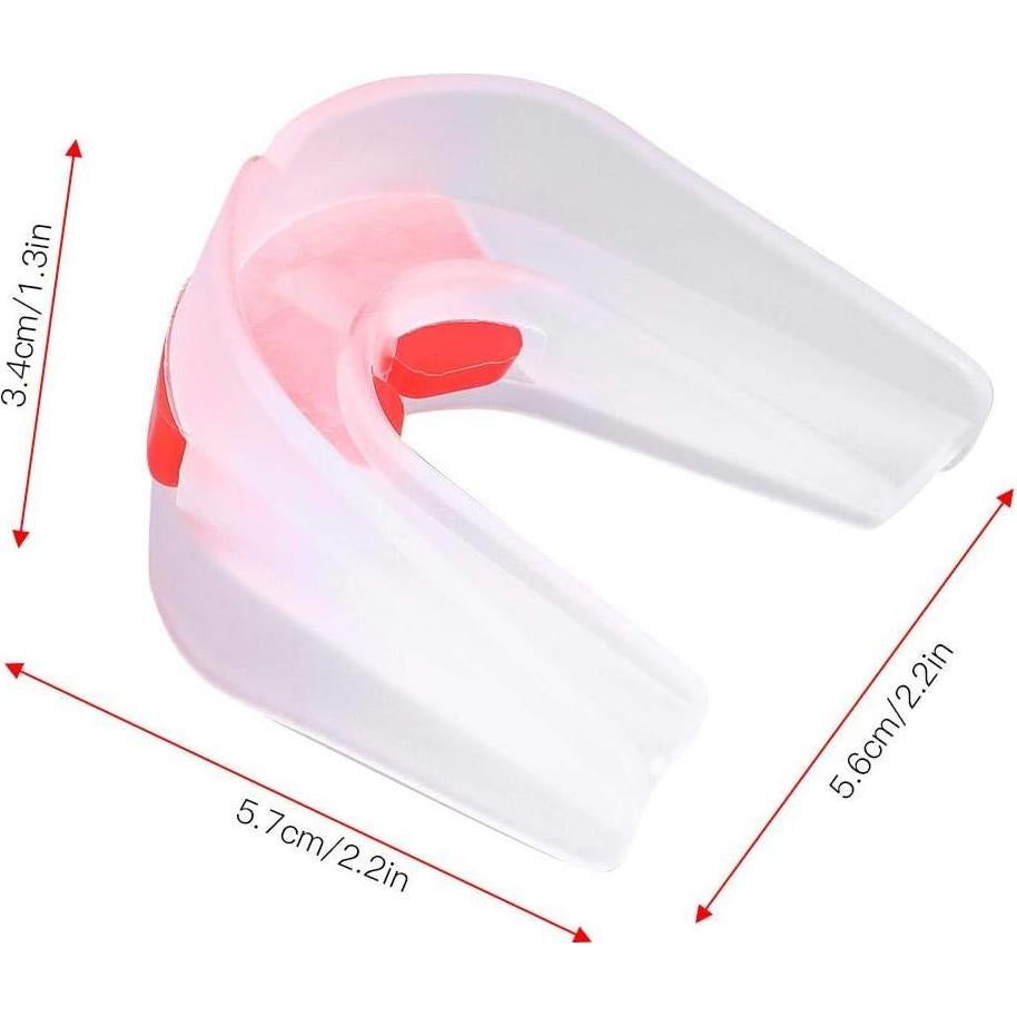 Protector Bucal Doble Cara Zerone para Deportes - EVA Blanco