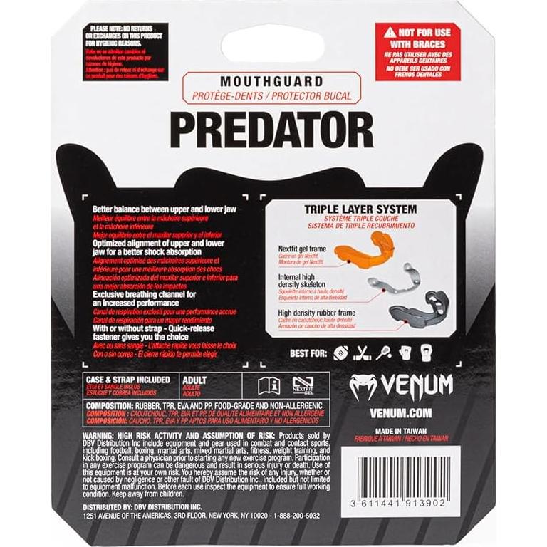 Protector Bucal Venum Predator - Ajuste Personalizado y Correa