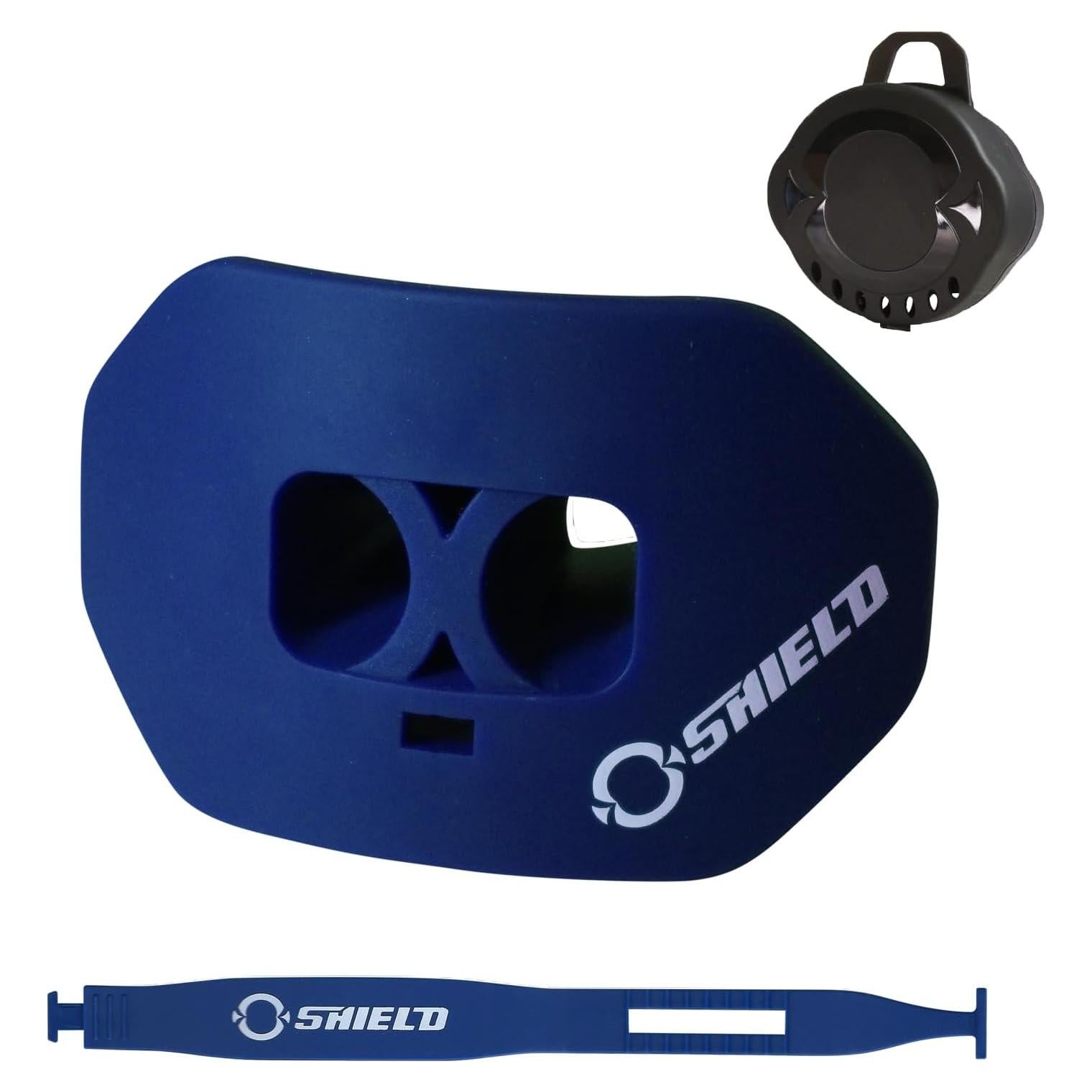 Protector Bucal O Shield Vortex Flow Doble Capa Azul Real