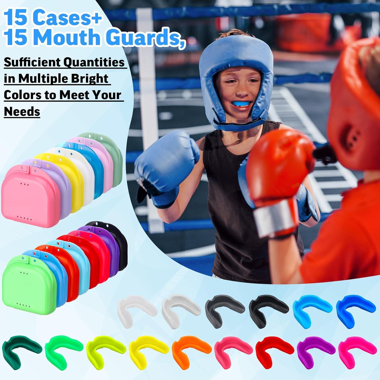 Vesici 15 Protectores Bucales Juveniles Multicolor con Cajas