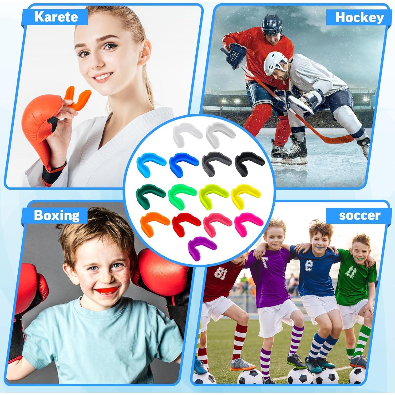 Vesici 15 Protectores Bucales Juveniles Multicolor con Cajas