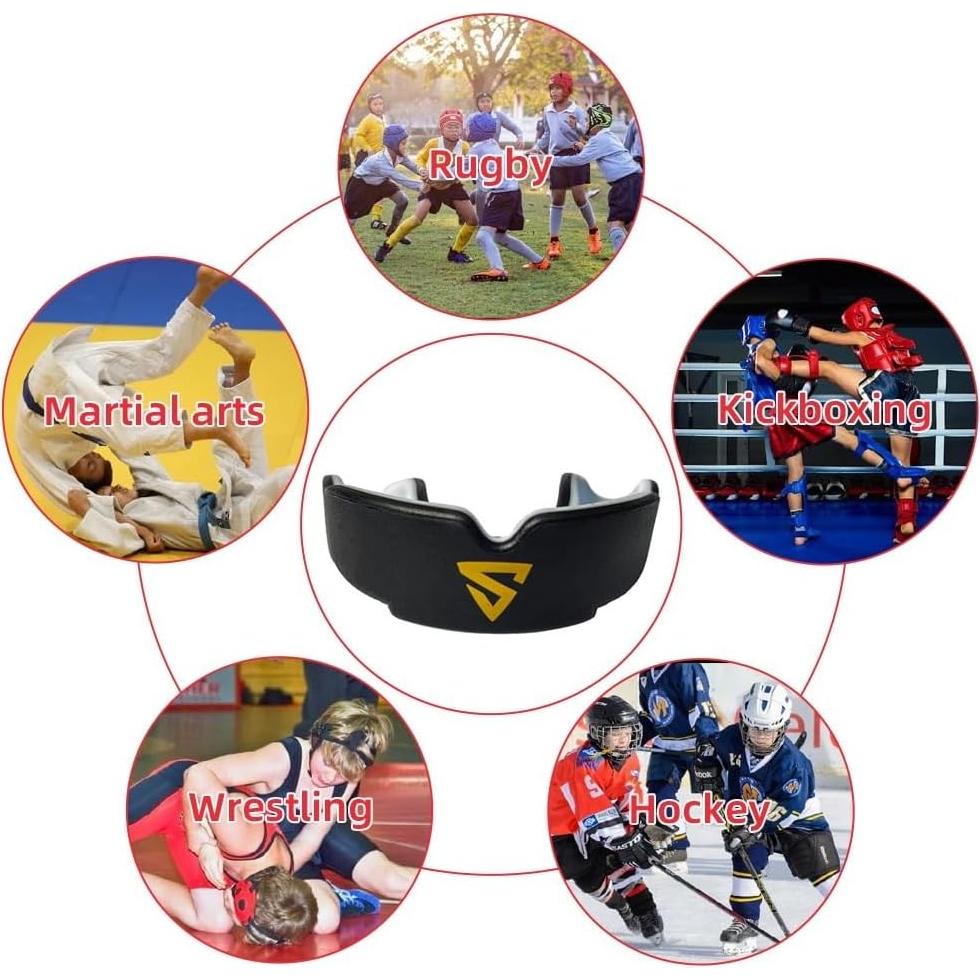 Protector Bucal Juvenil Sportection - Ajuste Personalizado, Ligero