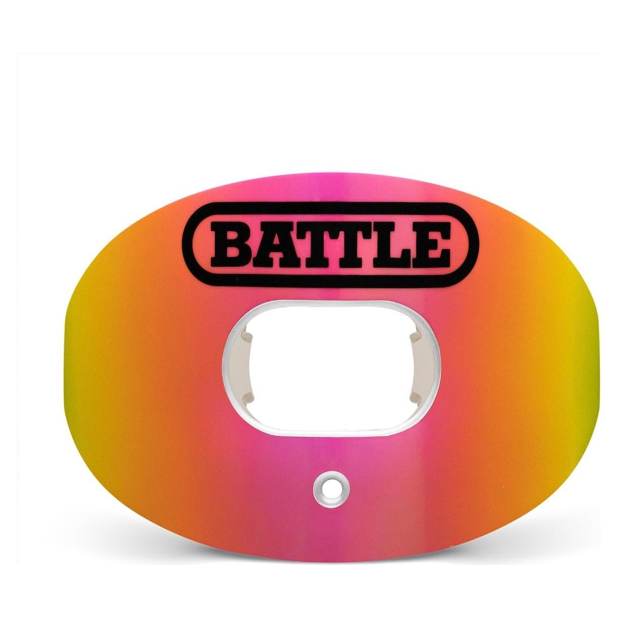 Protector Bucal de Fútbol Battle Oxígeno Amarillo/Rojo