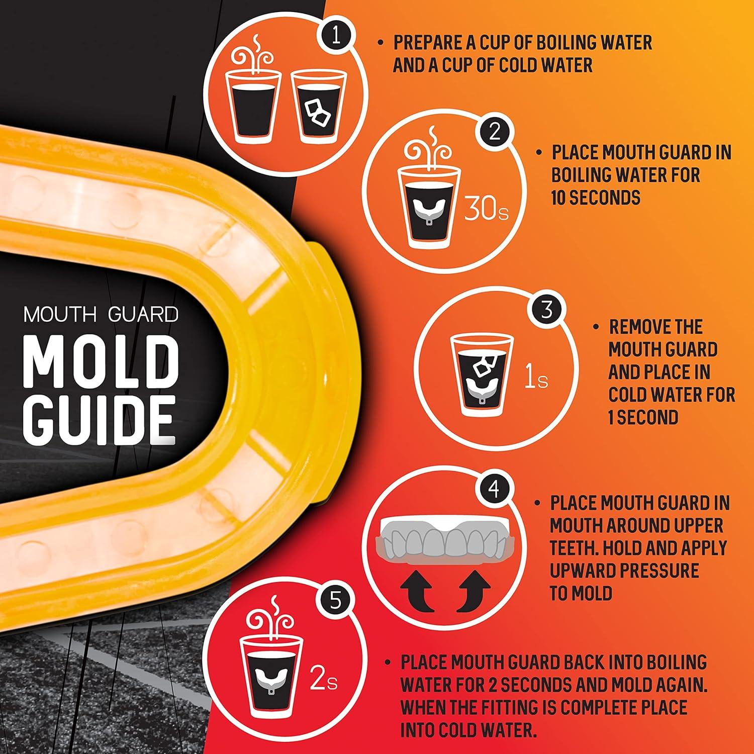 Protectores Bucales Personalizables Franklin Sports - 2 Unidades para Jóvenes