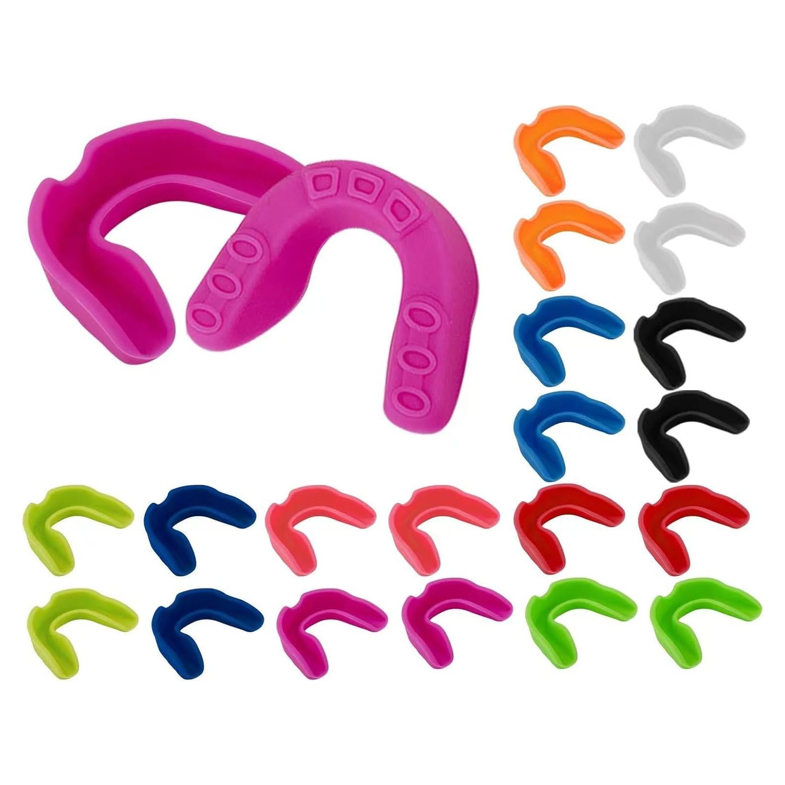 20 Protectores Bucales Deportivos ApexCraft - Silicona Grado Alimenticio