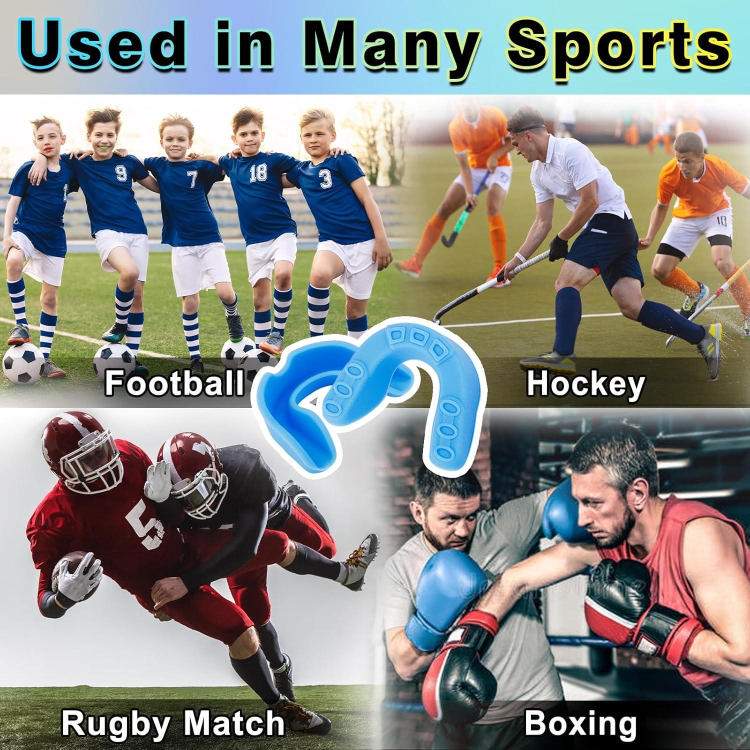 20 Protectores Bucales Deportivos ApexCraft - Silicona Grado Alimenticio