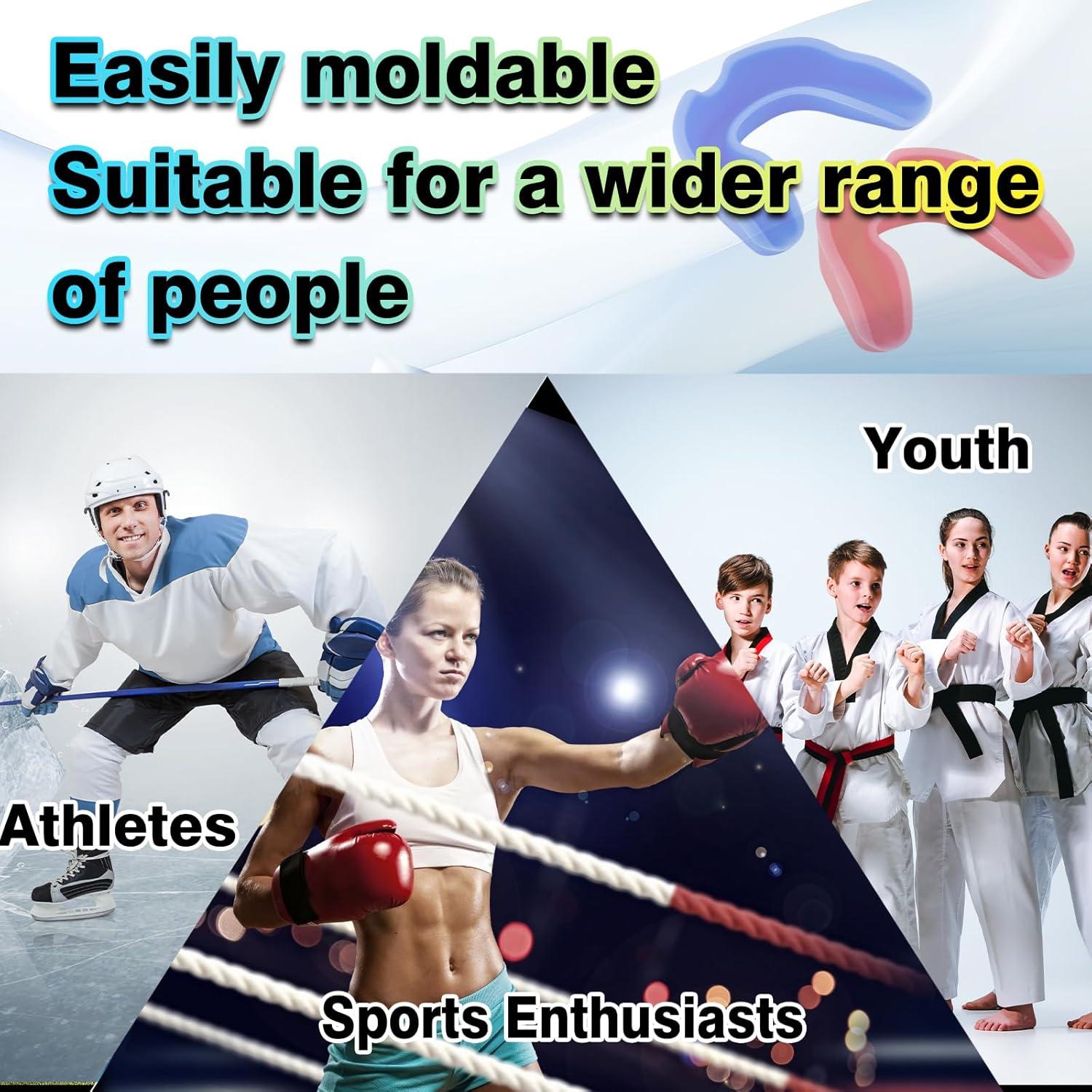 20 Protectores Bucales Deportivos ApexCraft - Silicona Grado Alimenticio