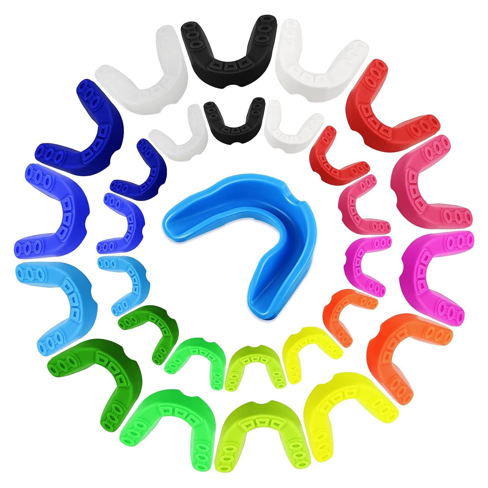 Paquete de 30 Protectores Bucales Fiada para Deportes Multicolor