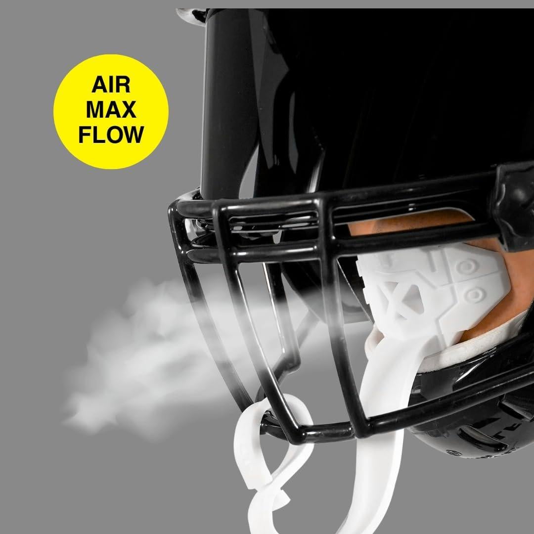 Protector Bucal SLEEFS Blanco para Fútbol - Silicona Premium