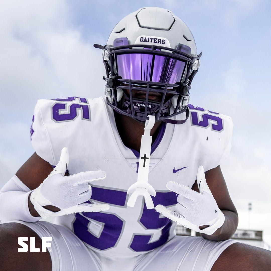 Protector Bucal SLEEFS Blanco para Fútbol - Silicona Premium